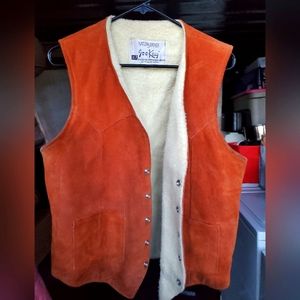 Leather vest size 30